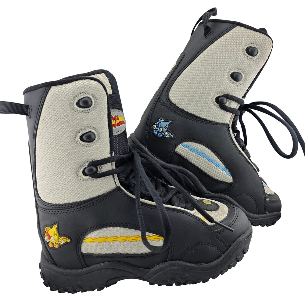 World Industries Snowboard Boots Flame Boy Wet Willy Youth 4 Nostalgia